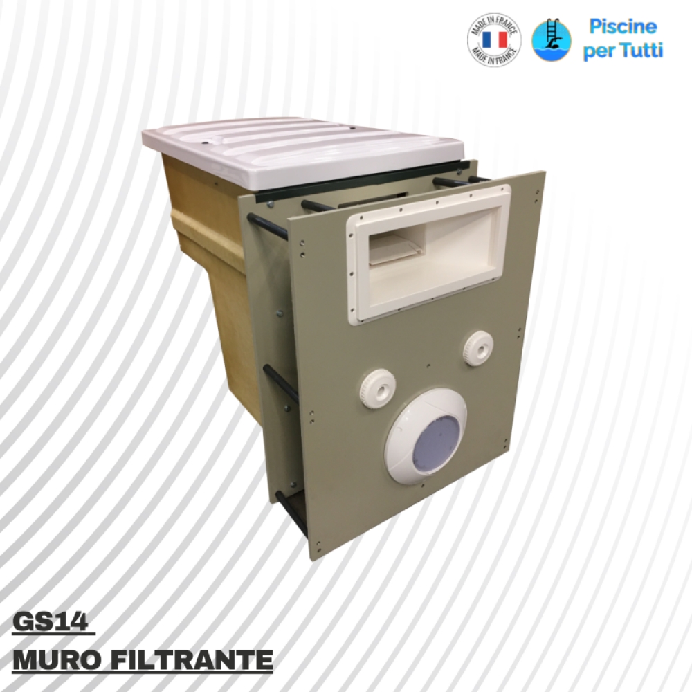 Modello GS14 - Muro Filtrante: Filtrazione Efficiente per Piscine